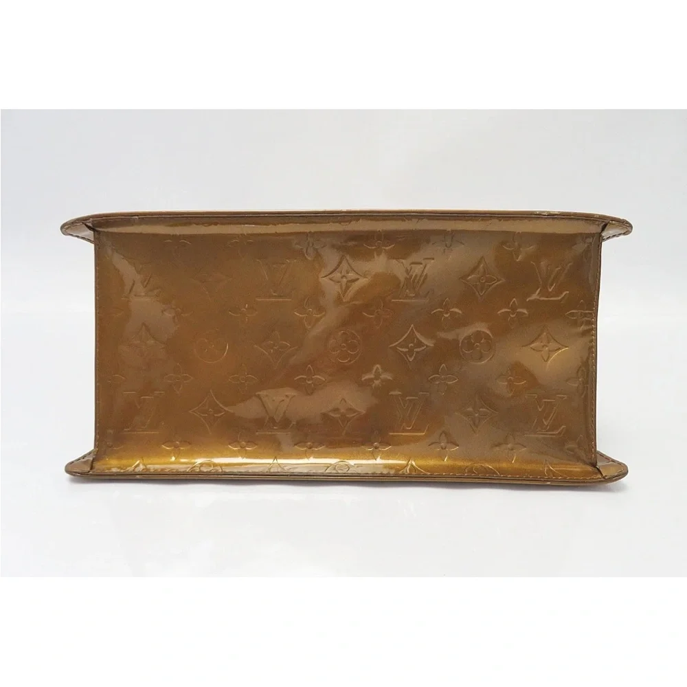 Louis Vuitton Tan Patent Leather Satchel - Picture 5 of 15